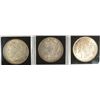 Image 1 : 3 NICE AU/BU MORGAN DOLLARS