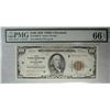 Image 2 : THIS IS RARE:2 1929 $ Cleveland FR bank notes consecutive # PMG 65 and 66