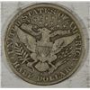 Image 2 : 1892S  Barber half $ SOLID RIM  VG/F  4+ letters Liberty SCARCE  est $275-$300