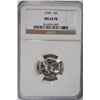 Image 1 : 1938 MERCURY DIME NGC MS64 FB