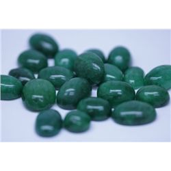 185.80 CTW AFRICAN EMERALD CABUSHION LOOSE STONES