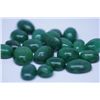 Image 1 : 185.80 CTW AFRICAN EMERALD CABUSHION LOOSE STONES