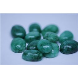138.55 CTW AFRICAN EMERALD CABUSHION LOOSE STONES