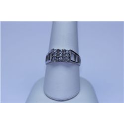 12.95 CTW CZ RING .925 STERLING SILVER