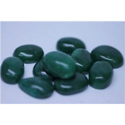 121.25 CTW AFRICAN EMERALD CABUSHION LOOSE STONES