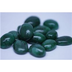 162.10 CTW AFRICAN EMERALD CABUSHION LOOSE STONES