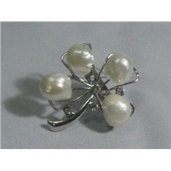CELTICS WHITE KISHI PEARL CZ BROOCH AUTHENTIC PHILIPPIN
