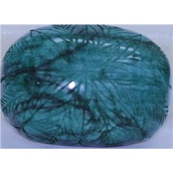 749.00 CTW AFRICAN EMERALD DESIGNED MEDIUM  OVAL LOOSE