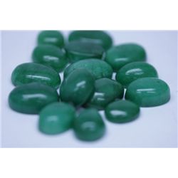 174.70 CTW AFRICAN EMERALD CABUSHION LOOSE STONES
