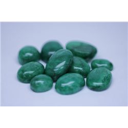 103.95 CTW AFRICAN EMERALD CABUSHION LOOSE STONES