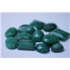 Image 1 : 155.65 CTW AFRICAN EMERALD MIX SHAPES LOOSE STONES (12)