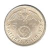 Image 1 : Germany Third Reich 5 reichsmark, 1936-1939, VF-AU, KM9