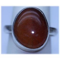 26.45 CTW SUSUSNITE  RING .925 STERLING SILVER