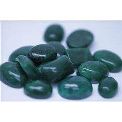 184.60 CTW AFRICAN EMERALD CABUSHION LOOSE STONES