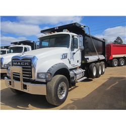 2010 MACK GU713 TRI-AXLE DUMP