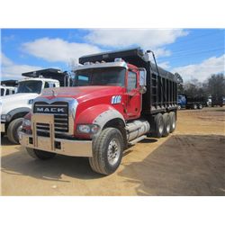 2011 MACK GU713 TRI-AXLE DUMP