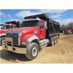 2011 MACK GU713 TRI-AXLE DUMP