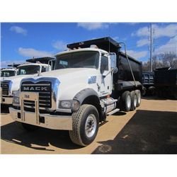 2009 MACK GU713 TRI-AXLE DUMP