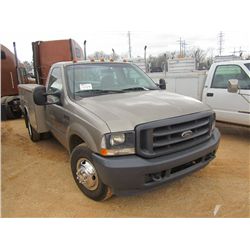 2002 FORD F350 XL SUPER DUTY SERVICE TRUCK