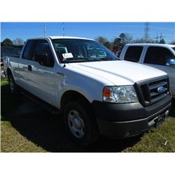 2007 FORD F150 4X4 EXTENDED CAB PICKUP TRUCK