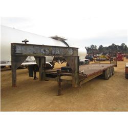 1971 HOMEMADE TRI-AXLE GOOSENECK TRAILER