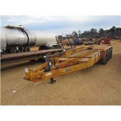 21' SHOPBUILT 3 AXLE UTILITY TRAILER