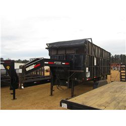 2006 20' ANDERSON GOOSENECK T/A DUMP TRAILER