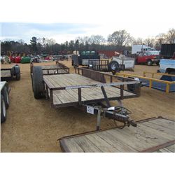 7' X 16' T/A SHOPBUILT TAG TRAILER