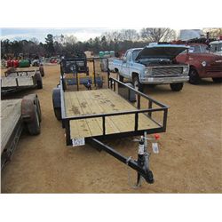 5' X 12' SHOPBUILT TAG TRAILER W/RAMP