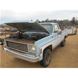 1976 GMC 4X4 SHORT BED PICKUP