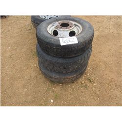 (1) LOT 2 LT225/75R16 TIRES & RIMS