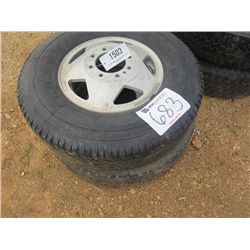 (1) LOT 2 LT235/85R16 TIRES & RIMS