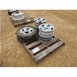 (1) LOT 5 7X16 GMC RIMS