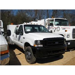 2003 FORD F450 CREW CAB SERVICE TRUCK