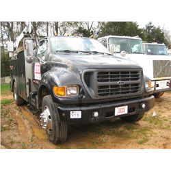 2000 FORD F650XL SUPER DUTY SERVICE TRUCK