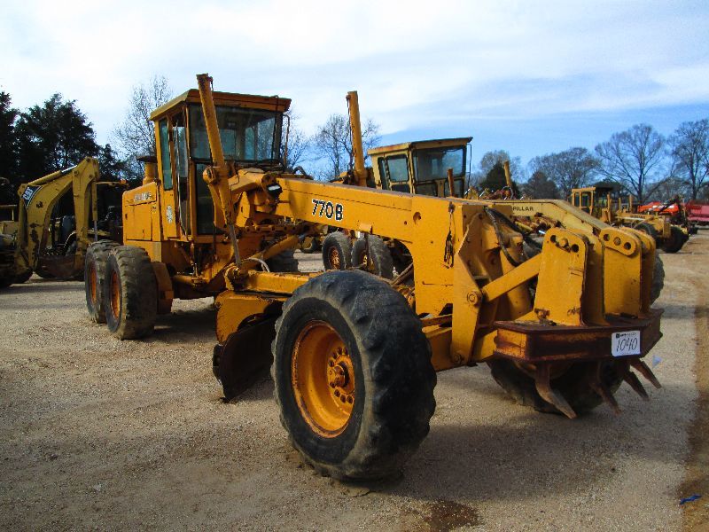 JOHN DEERE 770B MOTOR GRADER - J.M. Wood Auction Company, Inc.