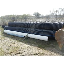 (5) 24" PLASTIC CORROGATED PIPE