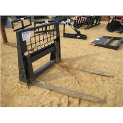 FORK ATTACHMENT FOR SKID STEER LOADER