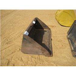 FRONT LOADER BUCKET W/BOLT ON EDGE