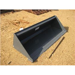 UNUSED VERSATECH 72" SMOOTH BUCKET 25072