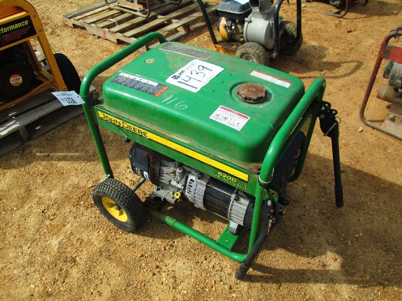 JOHN DEERE 6200 WATT PORTABLE GENERATOR