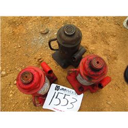 (1) LOT 3 12T BOTTLE JACK
