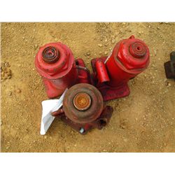 (1) LOT 3 12T BOTTLE JACK