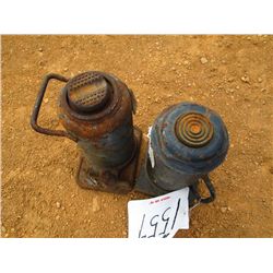 (1) LOT 2 HYDRAULIC BOTTLE JACK
