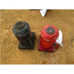 (1) LOT 2 30T BOTTLE JACK