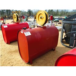 TURNER OIL TANK W/HOSE REEL & PUMP