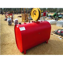TURNER OIL TANK W/HOSE REEL & PUMP