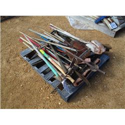 (1) LOT MISC SHOVEL RAKE