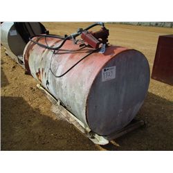 SKID MTD FUEL TANK W/PUMP & HOSE