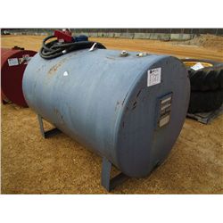550 GALLON FUEL TANK W/PUMP & HOSE